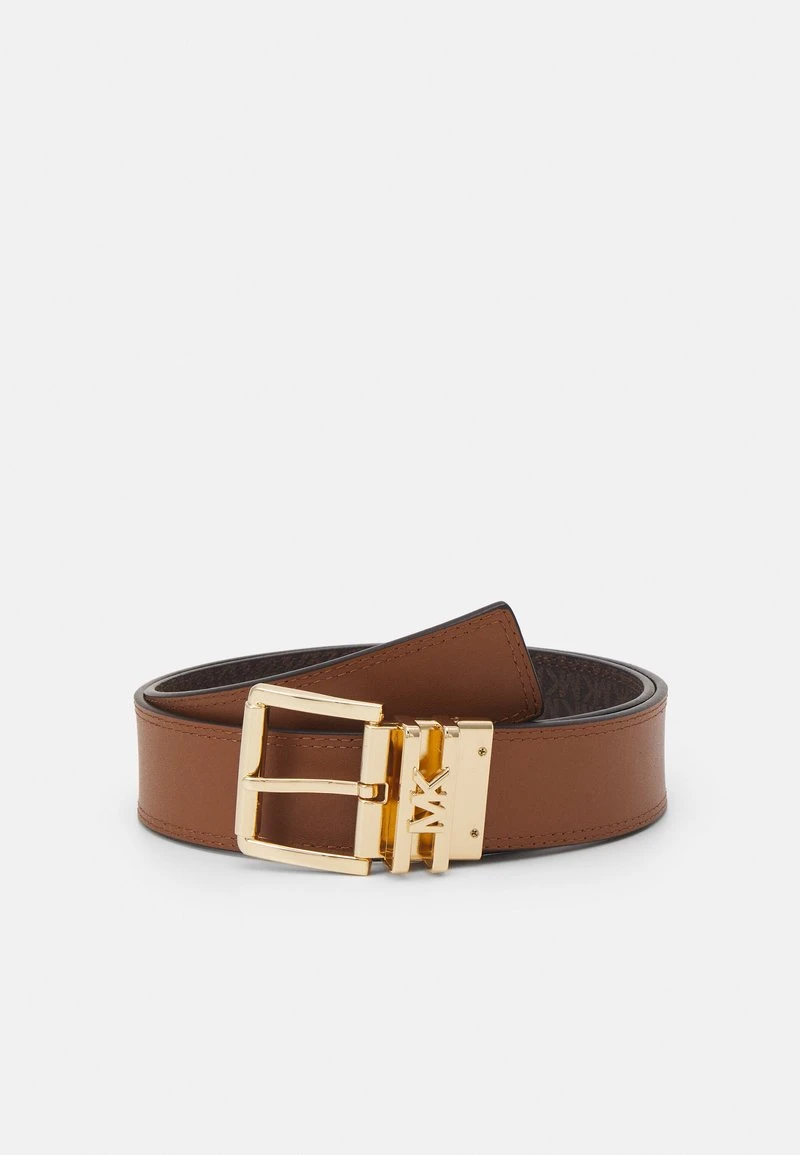 MICHAEL Michael Kors Damen LOGO REVERSIBLE BELT - Gürtel - Brown/chocolate/gold-coloured 5 MICHAEL Michael Kors Damen LOGO REVERSIBLE BELT - Gürtel - Brown/chocolate/gold-coloured – Bild 3