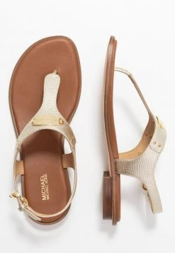 MICHAEL Michael Kors Damen PLATE THONG - Zehentrenner - Pale Gold -MICHAEL Michael Kors Verkaufsgeschäft 80551f8269e043e3b0f1c588eaa997bd