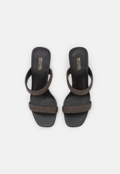 MICHAEL Michael Kors Damen CLARA - Pantolette Hoch - Brown -MICHAEL Michael Kors Verkaufsgeschäft 834942604add42299dd61103ac37b791