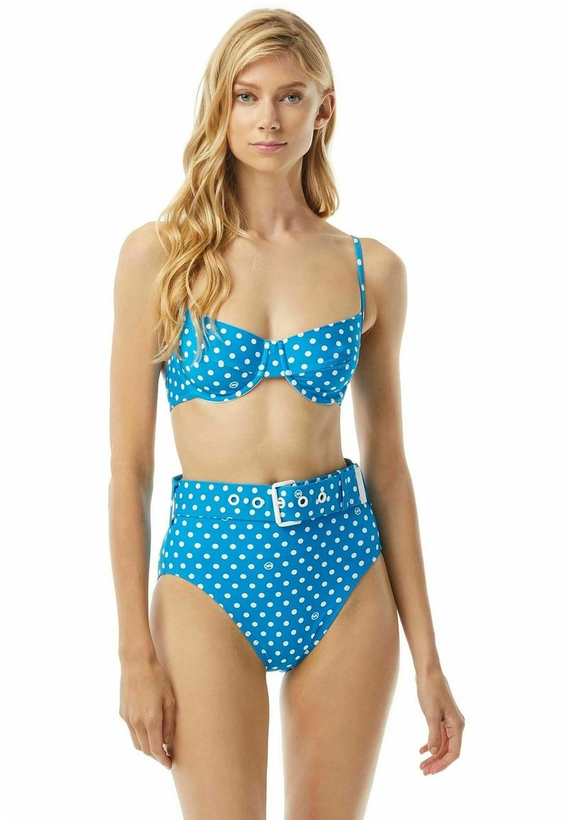 MICHAEL Michael Kors Damen DOT HIGH WAIST - Bikini-Hose - Cyan Blue 4 MICHAEL Michael Kors Damen DOT HIGH WAIST - Bikini-Hose - Cyan Blue – Bild 2
