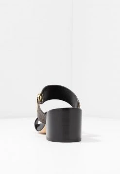 MICHAEL Michael Kors Damen SUMMER MID - Pantolette Hoch - Black -MICHAEL Michael Kors Verkaufsgeschäft 8a4867f239ee4f978a0b80b63940b3af