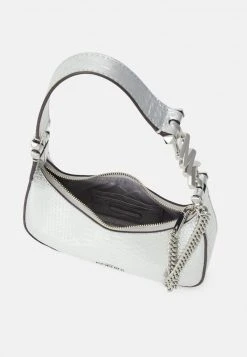 MICHAEL Michael Kors Damen PIPER SM POUCHETTE - Handtasche - Silver-coloured 8 MICHAEL Michael Kors Damen PIPER SM POUCHETTE - Handtasche - Silver-coloured -MICHAEL Michael Kors Verkaufsgeschäft 8c103e2692a546eb833816a7946bc340
