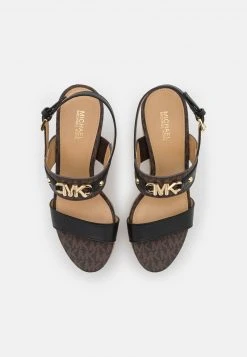 MICHAEL Michael Kors Damen FARRAH WEDGE - Plateausandalette - Brown/black -MICHAEL Michael Kors Verkaufsgeschäft 8fe96d7b1f9543e49451ae02ae8e25d6