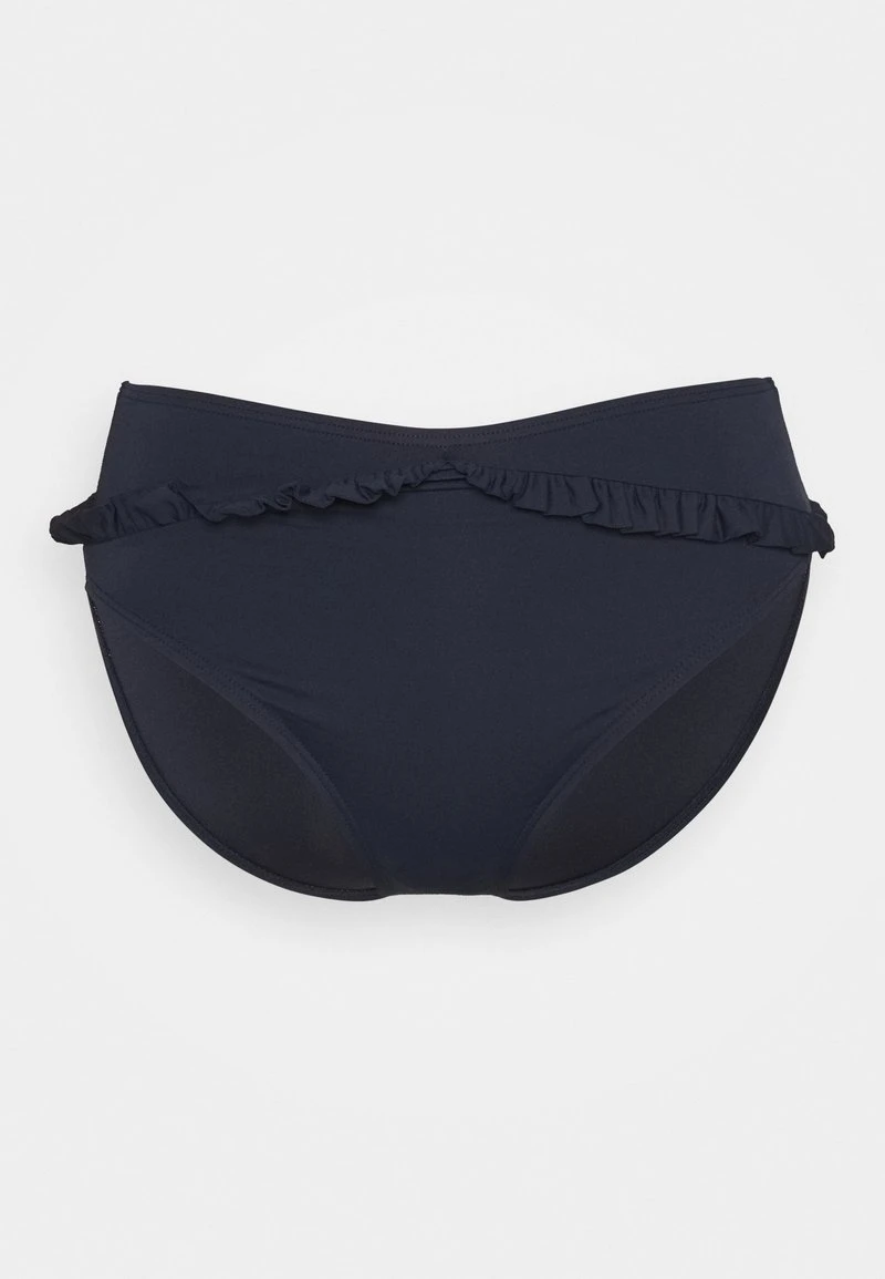 MICHAEL Michael Kors Damen ICONIC SOLIDS RUFFLED HIGH LEG BOTTOM - Bikini-Hose - New Navy 7 MICHAEL Michael Kors Damen ICONIC SOLIDS RUFFLED HIGH LEG BOTTOM - Bikini-Hose - New Navy – Bild 5