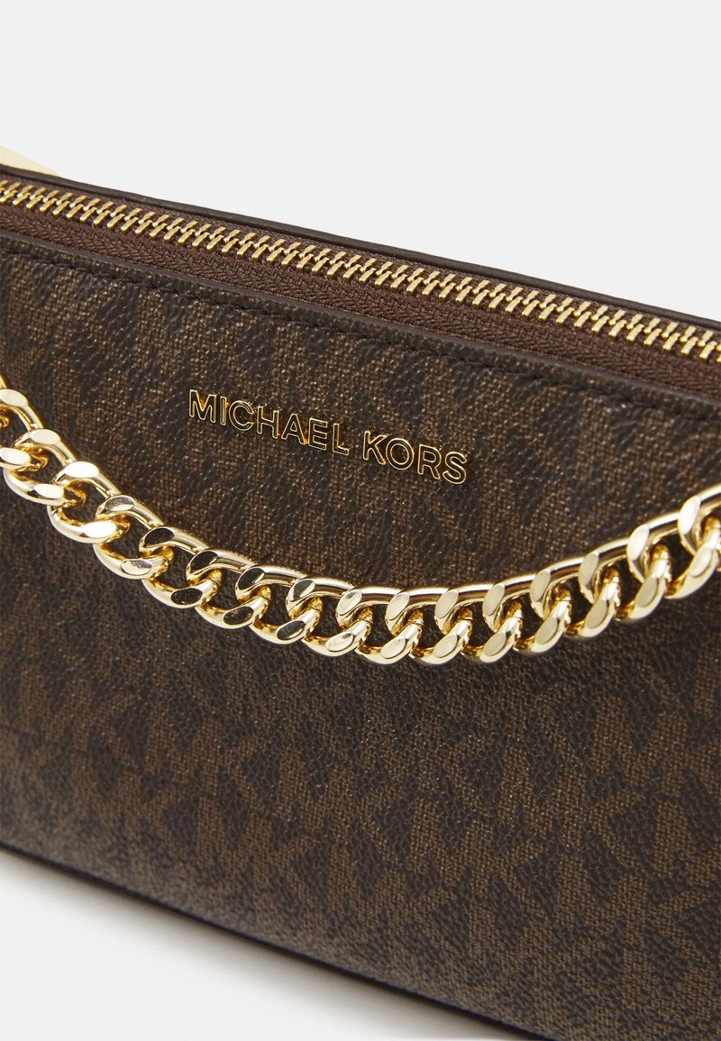 MICHAEL Michael Kors Damen JET SET CHAIN POUCHETTE - Clutch - Brown 6 MICHAEL Michael Kors Damen JET SET CHAIN POUCHETTE - Clutch - Brown – Bild 4