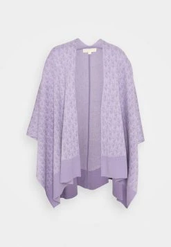 MICHAEL Michael Kors Damen BOLD INTARSIA PONCHO - Cape - Lavender Mist -MICHAEL Michael Kors Verkaufsgeschäft 97e331d3b7074c2c951591dee4bf2546