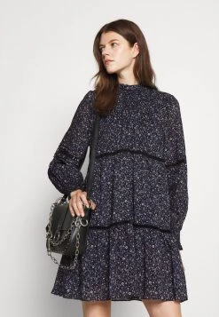 MICHAEL Michael Kors Damen TINY HIPPIE DRESS - Freizeitkleid - Deep Purple -MICHAEL Michael Kors Verkaufsgeschäft 981e7c2d9a2e4a34bf8453ac1a2c06e7