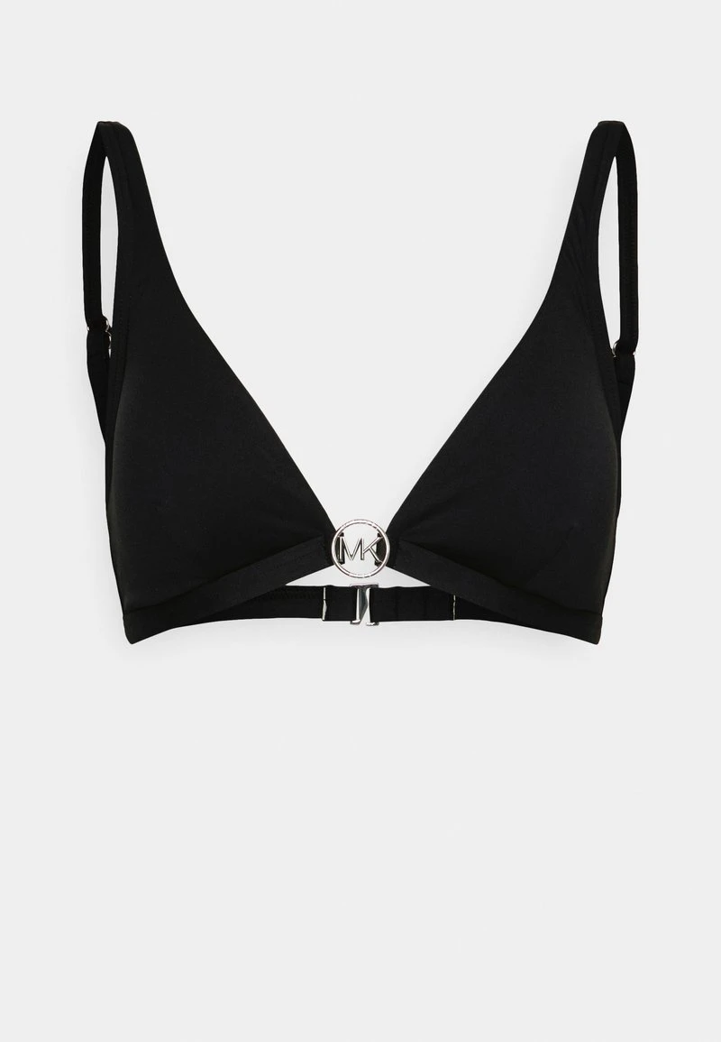 MICHAEL Michael Kors Damen ICONIC SOLIDS TRIANGLE - Bikini-Top - Black 3 MICHAEL Michael Kors Damen ICONIC SOLIDS TRIANGLE - Bikini-Top - Black