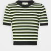 MICHAEL Michael Kors Damen TRI COLOR STRIPE TEE - T-Shirt Print - Leaf Green 2 MICHAEL Michael Kors Damen TRI COLOR STRIPE TEE - T-Shirt Print - Leaf Green -MICHAEL Michael Kors Verkaufsgeschäft 9d2c7e09a2ca435ea3631bcdf7030a4b