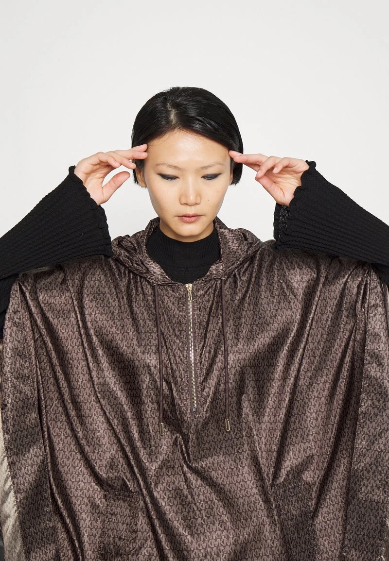 MICHAEL Michael Kors Damen ANORAK - Cape - Chocolate 8 MICHAEL Michael Kors Damen ANORAK - Cape - Chocolate – Bild 6