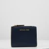 MICHAEL Michael Kors Damen JET SET SNAP BILLFOLD SMALL - Geldbörse - Navy