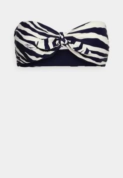 MICHAEL Michael Kors Damen REVERSIBLE TIE FRONT BANDEAU - Bikini-Top - Navy -MICHAEL Michael Kors Verkaufsgeschäft a0c6ec8a6fb045a4aeb4ead7eb51c8ed