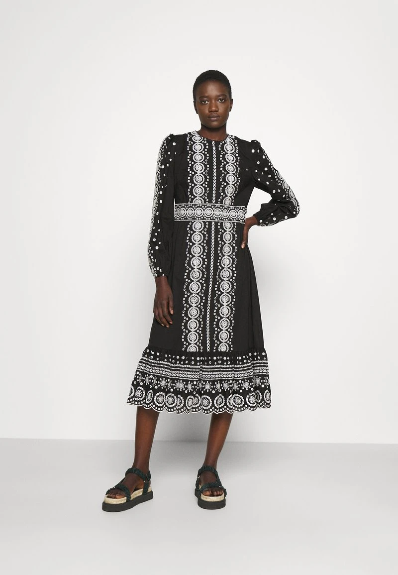 MICHAEL Michael Kors Damen EYELET MIDI - Freizeitkleid - Black 4 MICHAEL Michael Kors Damen EYELET MIDI - Freizeitkleid - Black – Bild 2