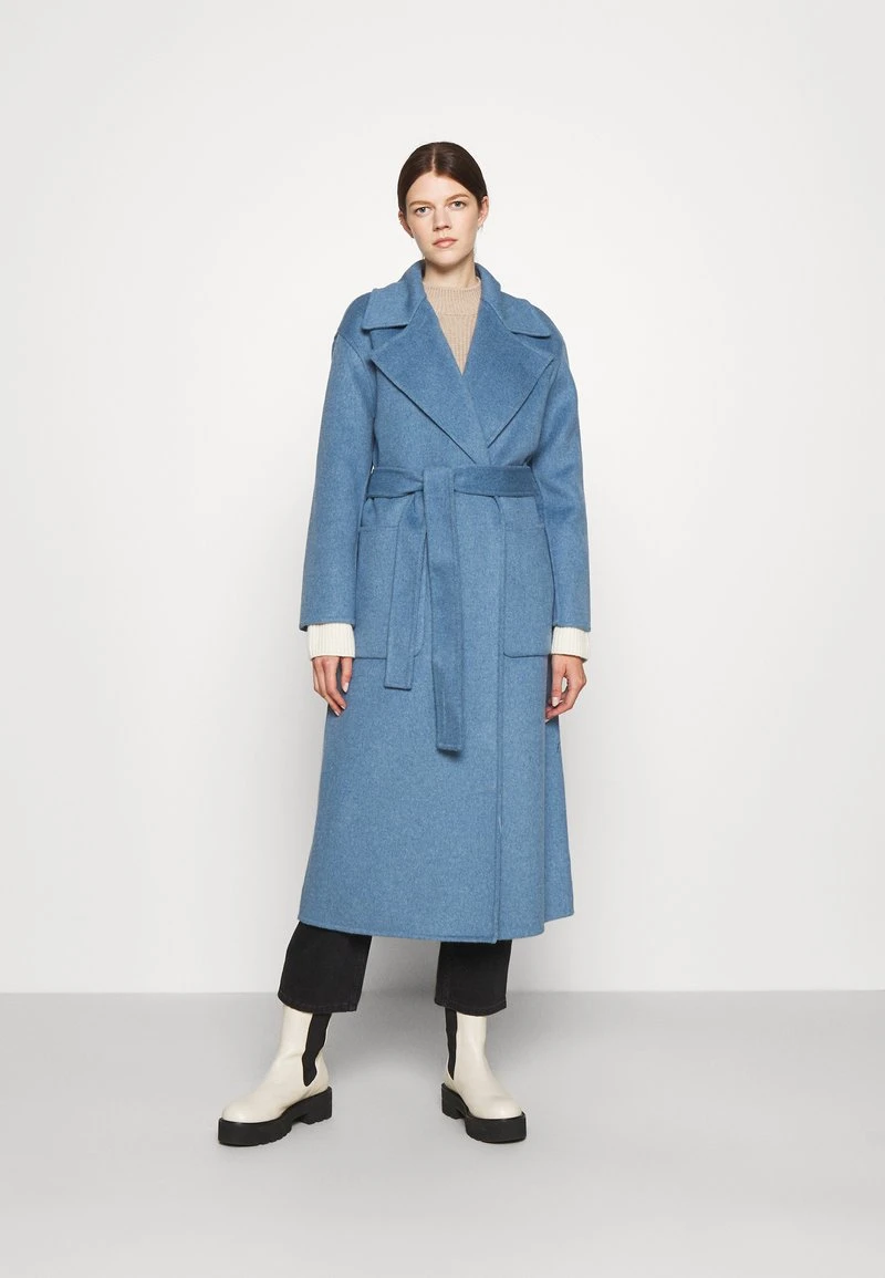 MICHAEL Michael Kors Damen DOUBLEFACE ROBE COAT - Klassischer Mantel - Blue 3 MICHAEL Michael Kors Damen DOUBLEFACE ROBE COAT - Klassischer Mantel - Blue