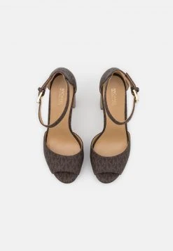 MICHAEL Michael Kors Damen PORTER ANKLE STRAP - High Heel Sandalette - Brown 12 MICHAEL Michael Kors Damen PORTER ANKLE STRAP - High Heel Sandalette - Brown -MICHAEL Michael Kors Verkaufsgeschäft a48da858616046adb525d5e31752e363