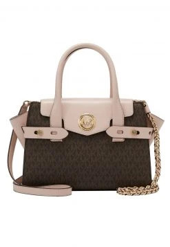 MICHAEL Michael Kors Damen CARMEN FLAP SATCHEL SEMI LUX - Handtasche - Brown/softpink 12 MICHAEL Michael Kors Damen CARMEN FLAP SATCHEL SEMI LUX - Handtasche - Brown/softpink -MICHAEL Michael Kors Verkaufsgeschäft a554913e85534033a141eca5d59e7560