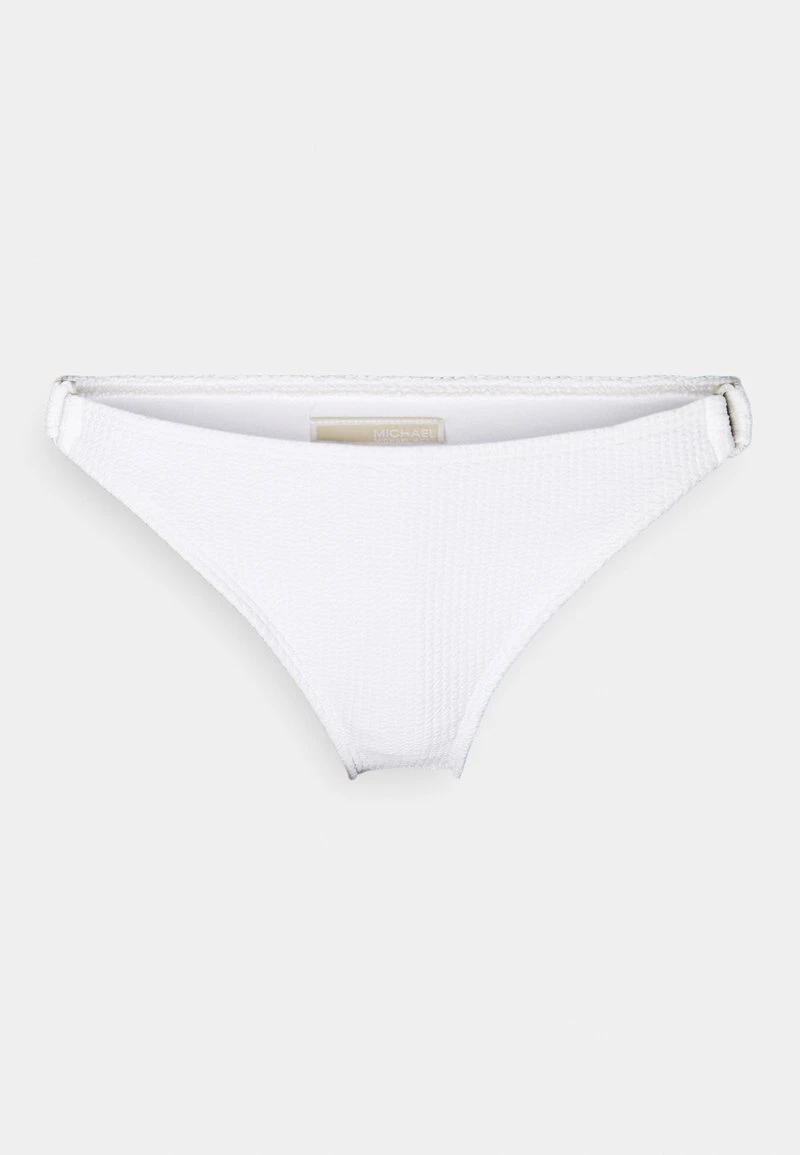 MICHAEL Michael Kors Damen DECADENT TEXTURE LOGO SIDE RING BOTTOM - Bikini-Hose - White 8 MICHAEL Michael Kors Damen DECADENT TEXTURE LOGO SIDE RING BOTTOM - Bikini-Hose - White – Bild 6