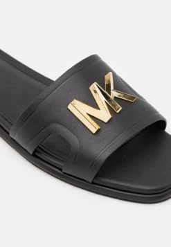 MICHAEL Michael Kors Damen KIPPY SLIDE - Pantolette Flach - Black -MICHAEL Michael Kors Verkaufsgeschäft a7986f3b3ecb404ea8c715e79726ec64