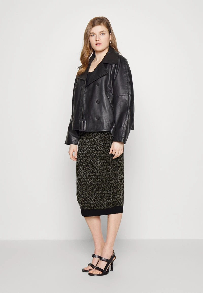 MICHAEL Michael Kors Damen PENCIL SKIRT - Bleistiftrock - Black/gold 6 MICHAEL Michael Kors Damen PENCIL SKIRT - Bleistiftrock - Black/gold – Bild 4