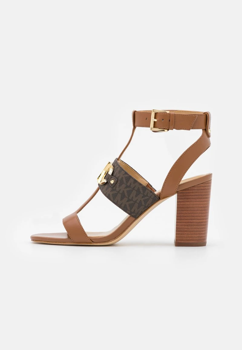 MICHAEL Michael Kors Damen IZZY T STRAP - High Heel Sandalette - Brown/multi-coloured 4 MICHAEL Michael Kors Damen IZZY T STRAP - High Heel Sandalette - Brown/multi-coloured – Bild 2