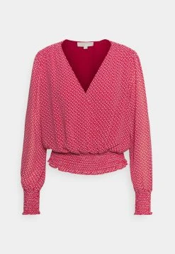MICHAEL Michael Kors Damen Bluse - Crimson