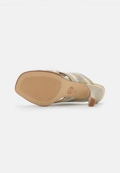 MICHAEL Michael Kors Damen GIDEON MULE - Pantolette Hoch - Light Sand/multicolor -MICHAEL Michael Kors Verkaufsgeschäft aa98fbff7f654951823b51441a7e129f