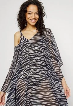 MICHAEL Michael Kors Damen DIAGONAL BELT V NECK CAFTAN - Strandaccessoire - Navy 11 MICHAEL Michael Kors Damen DIAGONAL BELT V NECK CAFTAN - Strandaccessoire - Navy -MICHAEL Michael Kors Verkaufsgeschäft aaedfcde76a4408f838ff87eae223752