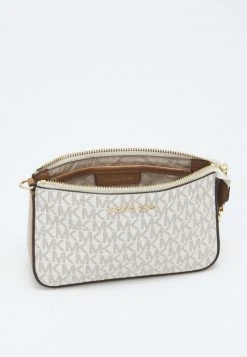 MICHAEL Michael Kors Damen JET SET CHAIN POUCHETTE - Clutch - Vanilla -MICHAEL Michael Kors Verkaufsgeschäft ae521b330aee4a9e8f7f5665836ebefc