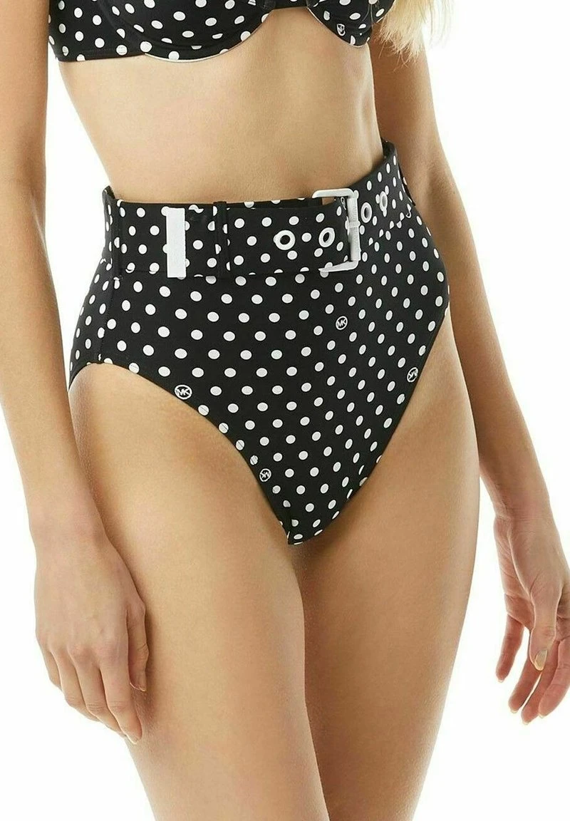 MICHAEL Michael Kors Damen DOT HIGH WAIST - Bikini-Hose - Black 3 MICHAEL Michael Kors Damen DOT HIGH WAIST - Bikini-Hose - Black