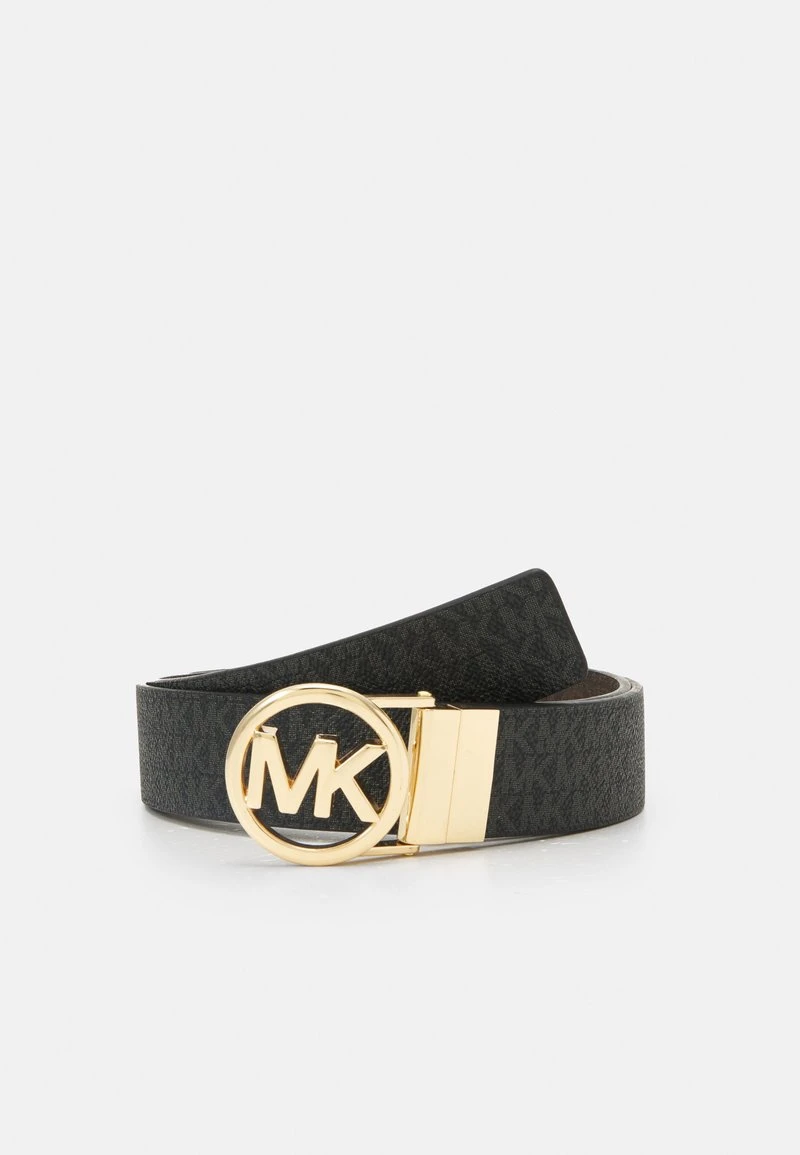 MICHAEL Michael Kors Damen LOGO REVERSIBLE BELT - Gürtel - Black/brown/gold 4 MICHAEL Michael Kors Damen LOGO REVERSIBLE BELT - Gürtel - Black/brown/gold – Bild 2