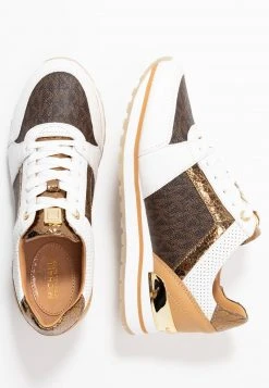 MICHAEL Michael Kors Damen BILLIE TRAINER - Sneaker Low - Optic White/brown 12 MICHAEL Michael Kors Damen BILLIE TRAINER - Sneaker Low - Optic White/brown -MICHAEL Michael Kors Verkaufsgeschäft b627026d9e944d0484c0a6a48c3f3b44