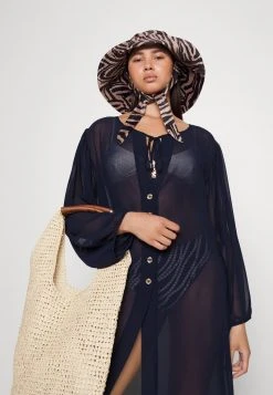 MICHAEL Michael Kors Damen LARGE GROMMET BUTTON FRONT COVERUP - Strandaccessoire - Navy 11 MICHAEL Michael Kors Damen LARGE GROMMET BUTTON FRONT COVERUP - Strandaccessoire - Navy -MICHAEL Michael Kors Verkaufsgeschäft b9fcd9048e754629bb918df843cc9a85