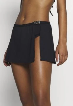 MICHAEL Michael Kors Damen LOGO SOLIDS SKIRT BOTTOM - Bikini-Hose - Black