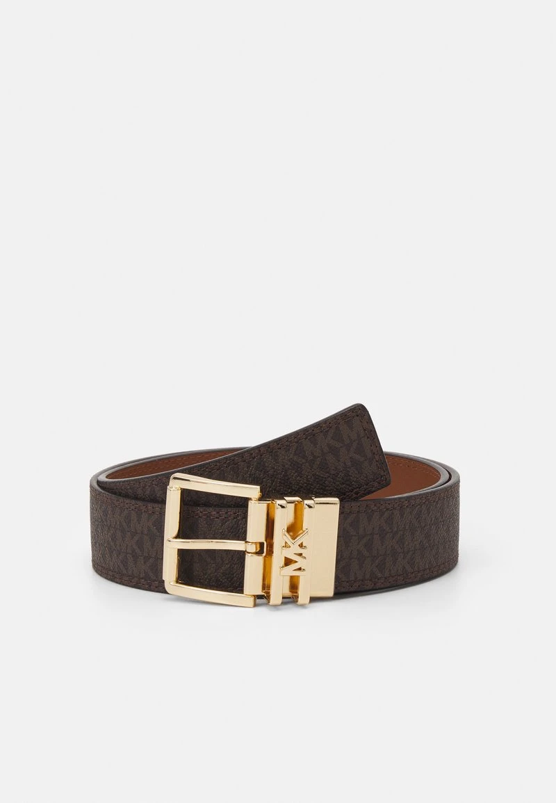 MICHAEL Michael Kors Damen LOGO REVERSIBLE BELT - Gürtel - Brown/chocolate/gold-coloured 3 MICHAEL Michael Kors Damen LOGO REVERSIBLE BELT - Gürtel - Brown/chocolate/gold-coloured