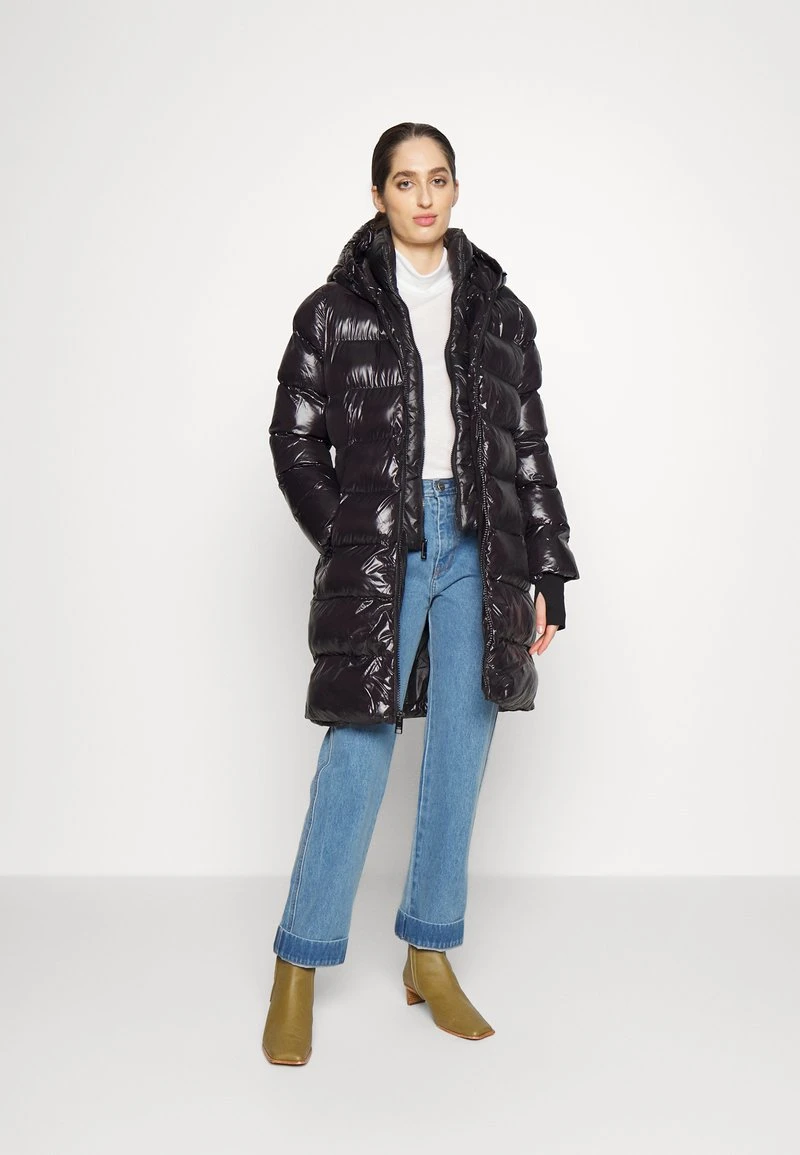 MICHAEL Michael Kors Damen DETAIL COAT WITH HORIZONTAL QUILTING ZIPPER - Wintermantel - Black 4 MICHAEL Michael Kors Damen DETAIL COAT WITH HORIZONTAL QUILTING ZIPPER - Wintermantel - Black – Bild 2