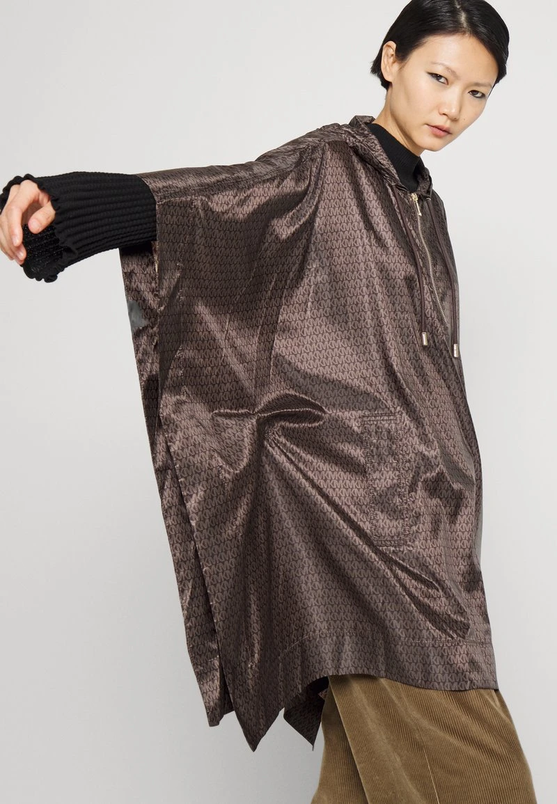 MICHAEL Michael Kors Damen ANORAK - Cape - Chocolate 7 MICHAEL Michael Kors Damen ANORAK - Cape - Chocolate – Bild 5