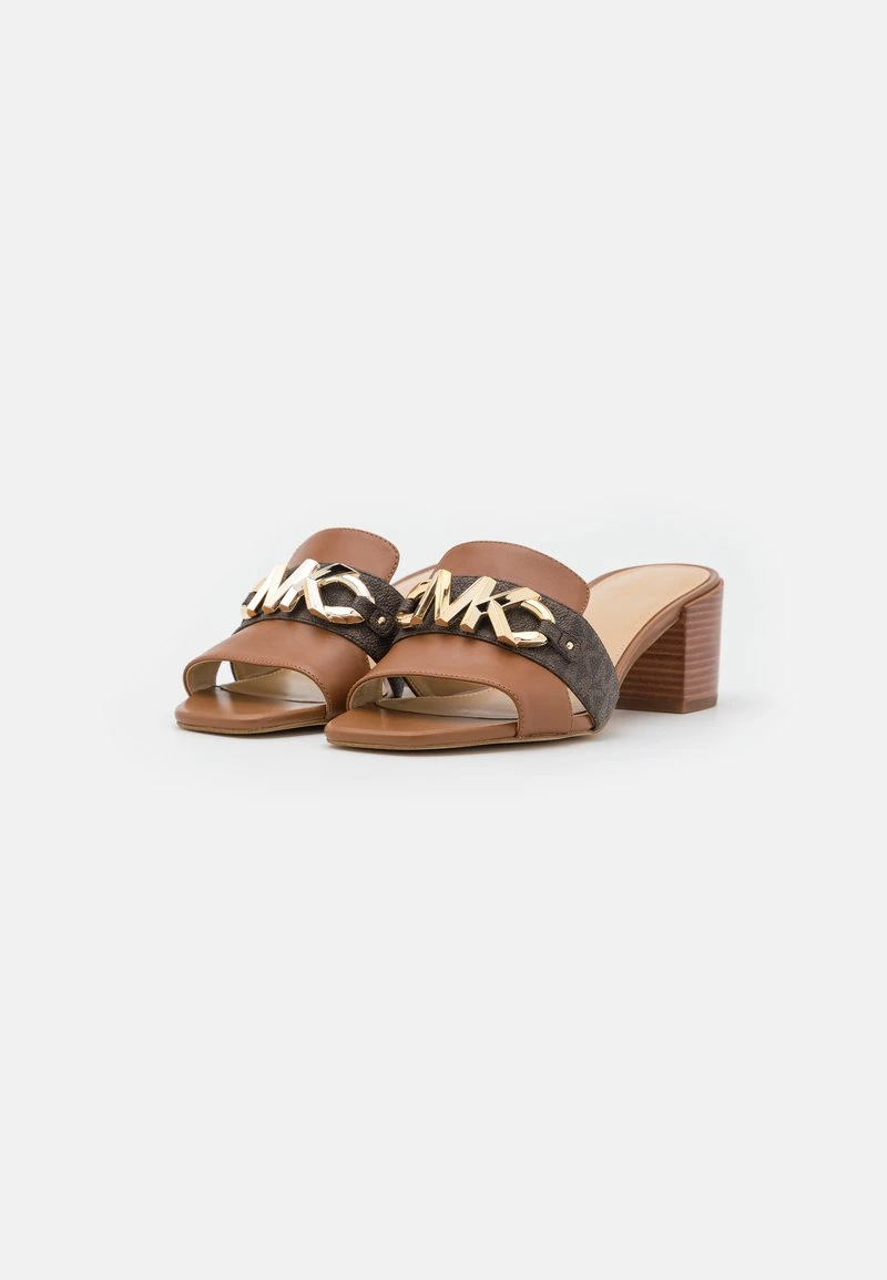 MICHAEL Michael Kors Damen IZZY MULE - Pantolette Hoch - Brown/multi-coloured 5 MICHAEL Michael Kors Damen IZZY MULE - Pantolette Hoch - Brown/multi-coloured – Bild 3