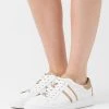 MICHAEL Michael Kors Damen KEATON STRIPE LACE UP - Sneaker Low - Bright White