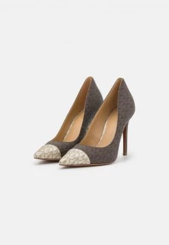 MICHAEL Michael Kors Damen KEKE TOE CAP - Pumps - Brown 11 MICHAEL Michael Kors Damen KEKE TOE CAP - Pumps - Brown -MICHAEL Michael Kors Verkaufsgeschäft cba0a345c4264df9b6e982ab65a97e31