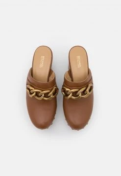 MICHAEL Michael Kors Damen SCARLETT - Clogs - Luggage -MICHAEL Michael Kors Verkaufsgeschäft cc6d10ccb5d8441b8ace6bc9a86182e0