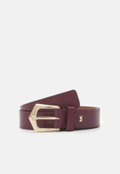 MICHAEL Michael Kors Damen BELT - Gürtel - Dark Berry/gold-coloured