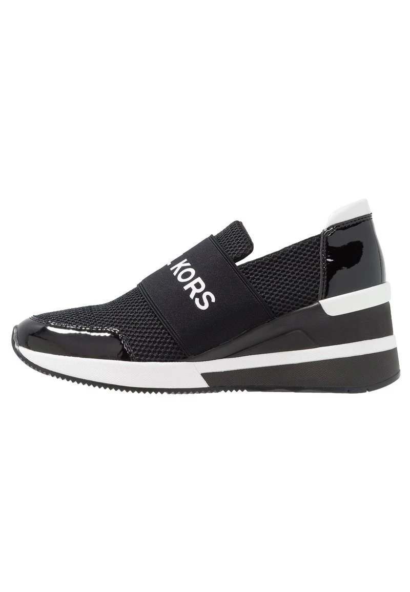 MICHAEL Michael Kors Damen FELIX TRAINER - Slipper - Black/optic White 4 MICHAEL Michael Kors Damen FELIX TRAINER - Slipper - Black/optic White – Bild 2