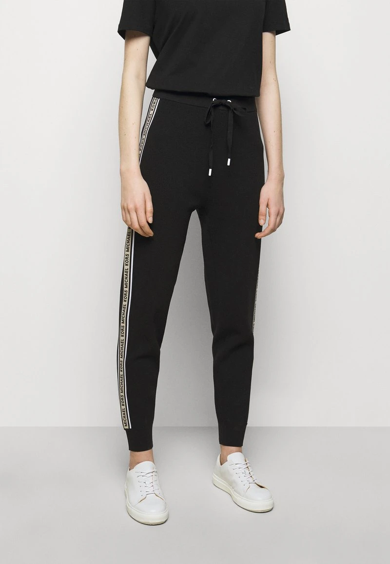 MICHAEL Michael Kors Damen LOGO TAPE JOGGER - Jogginghose - Black 3 MICHAEL Michael Kors Damen LOGO TAPE JOGGER - Jogginghose - Black
