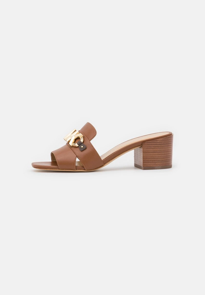 MICHAEL Michael Kors Damen IZZY MULE - Pantolette Hoch - Cognac 4 MICHAEL Michael Kors Damen IZZY MULE - Pantolette Hoch - Cognac – Bild 2