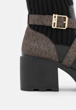 MICHAEL Michael Kors Damen KEISHA SOCK BOOTIE - Plateaustiefelette - Black/brown -MICHAEL Michael Kors Verkaufsgeschäft d266305a6c6a46bcbe78a00febddc19f