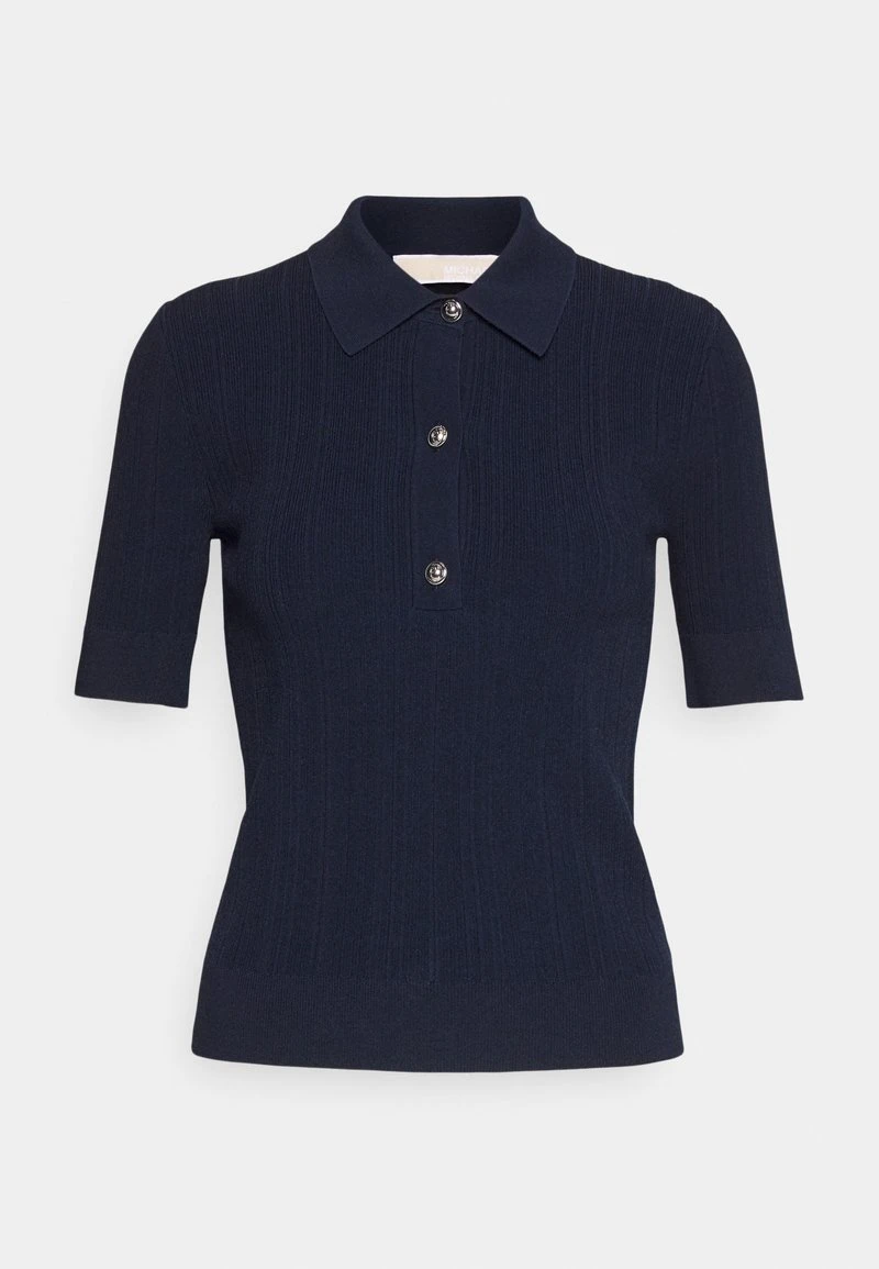 MICHAEL Michael Kors Damen BUTTON - Poloshirt - Midnight Blue 7 MICHAEL Michael Kors Damen BUTTON - Poloshirt - Midnight Blue – Bild 5