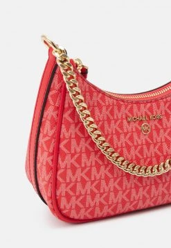 MICHAEL Michael Kors Damen JET SET CHARM CHAIN POUCHETTE - Handtasche - Sangria -MICHAEL Michael Kors Verkaufsgeschäft d2d9f859aae34dbbbe01fe45763c40d3