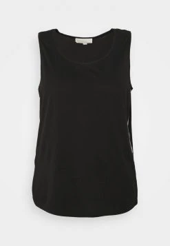 MICHAEL Michael Kors Damen LOGO TAPE TANK - Top - Black -MICHAEL Michael Kors Verkaufsgeschäft d4a7004c54254f4b98354850dd244e18