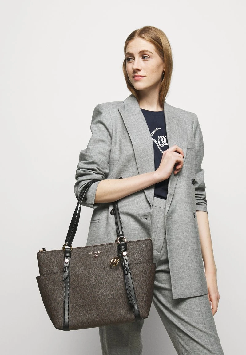 MICHAEL Michael Kors Damen SULLIVAN TOTE - Handtasche - Brown/black 3 MICHAEL Michael Kors Damen SULLIVAN TOTE - Handtasche - Brown/black