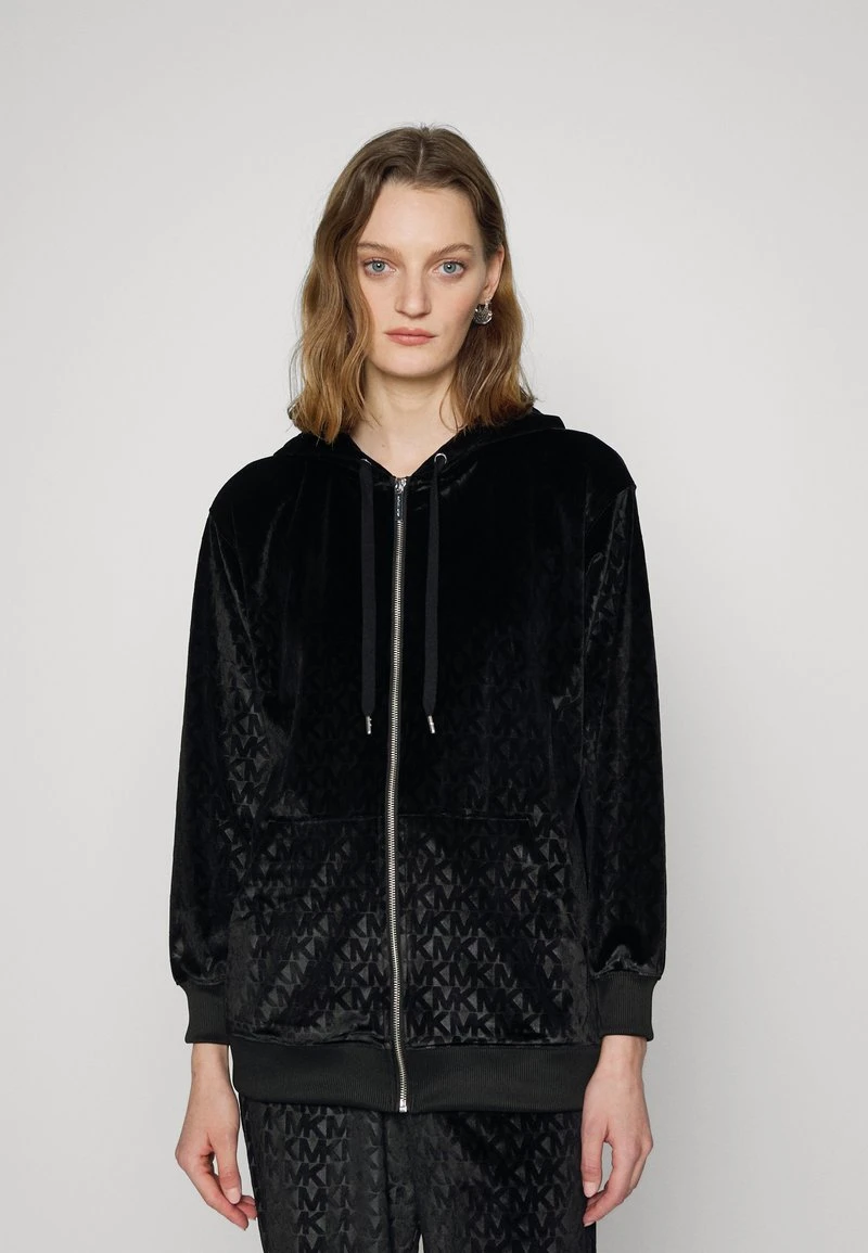 MICHAEL Michael Kors Damen LOGO CLASSIC ZIP - Sweatjacke - Black 3 MICHAEL Michael Kors Damen LOGO CLASSIC ZIP - Sweatjacke - Black